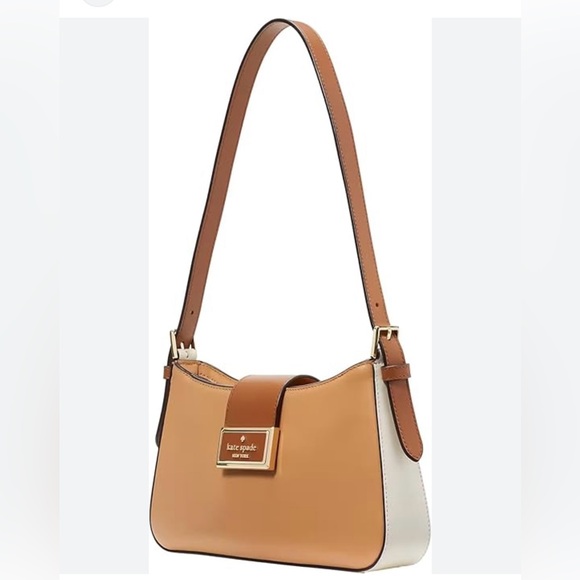 Kate Spade Reegan small shoulder bag and medium wallet in tiramisu mousse. - Picture 10 of 11